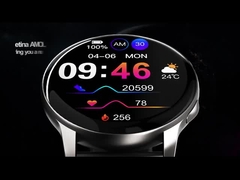 Tahan Lama LA17 AMOLED 4G Smart Watch IP67 Tahan Air Panggilan Suara Online