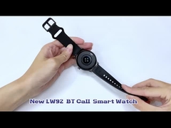 Lw92 Smart Watch Pernapasan Pelatihan Langkah Kalori Pelacak Jarak Jam Tangan