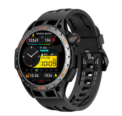 Rotary Knob AMOLED Smart Watch Dengan Resolusi Tinggi Waktu Siaga Panjang Multifungsi