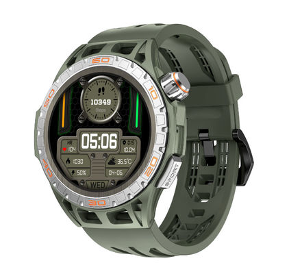 48.5 X 58.5mm Sports Bluetooth Smart Watch Stress Monitor Dengan Fungsi Panggilan Kontak