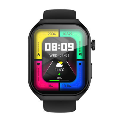 Linwear Fashion Layar AMOLED Jam Tangan Pintar Dengan Kontrol Musik / Pelacak Aktivitas